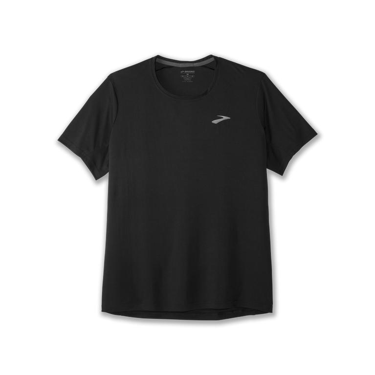 Brooks Atmosphere Men's Short Sleeve Running Shirt - Black (84297-VAED)